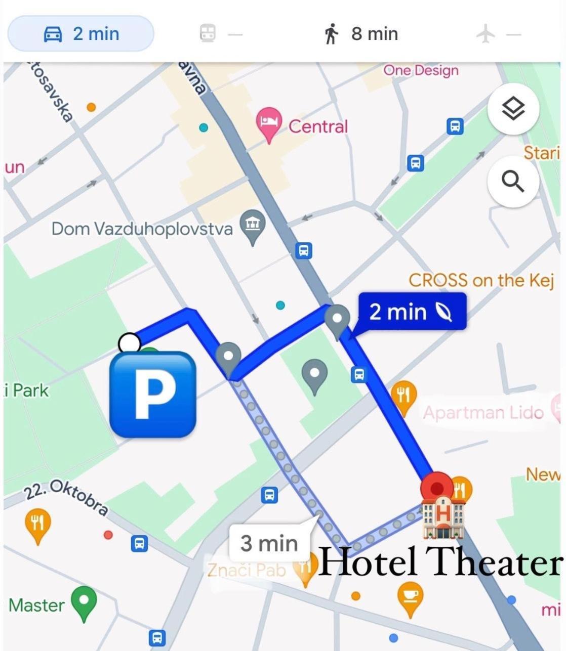 Hotel Theater Belgrade Garni Esterno foto